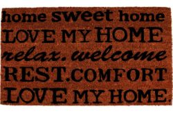 Love My Home Doormat 70x40cm - Natural